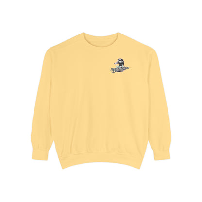 Duck Wrangler Unisex Sweatshirt - Cozy and Vibrant Garment-Dyed Crewneck