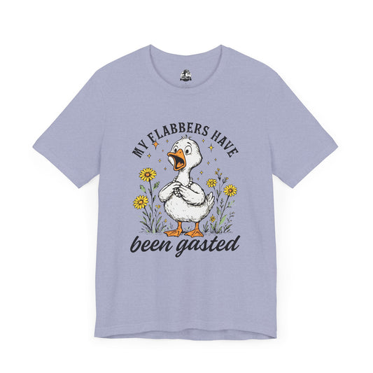 Funny Goose T-Shirt, My Flabbers Have Been Gast-ed Tee, Gift for Bird Lovers, Humorous Apparel, Cute Animal Shirt, Quirky Casual Wear