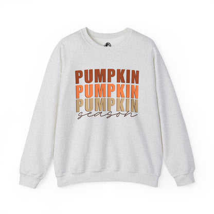 Pumpkin Season Stacked Fleece Crewneck