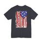 Patriotic Baseball Tee, Unisex T-Shirt, Independence Day Apparel, Sports Fan Gear, Summer BBQ Outfits, Casual Everyday Wear