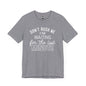 Funny Last Minute Tee, Unisex Humor Shirt, Perfect Gift for Students, Casual Wear, Birthday Apparel, Relaxed Fit