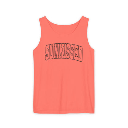 Sunkissed Unisex Garment-Dyed Tank Top - Perfect for Summer Vibes & Beach Days
