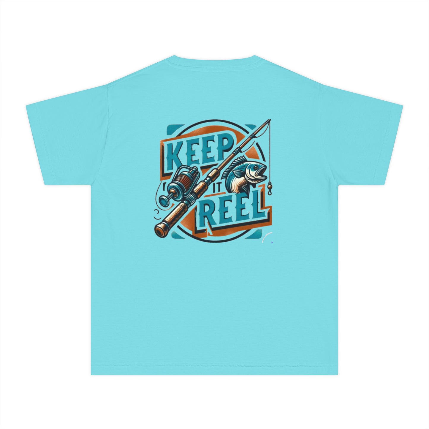 Comfort Color Youth Fishing Tee - Keep It Reel!