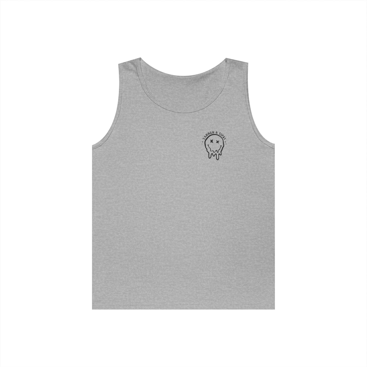 Unisex Heavy Cotton Tank Top - Tanned Tatted & Tipsy Graphic Tee