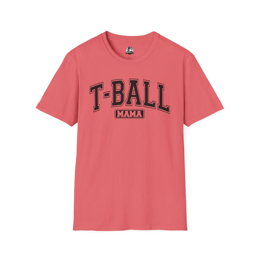 T-Ball Mama  Heather Unisex Softstyle T-Shirt - Perfect Gift for Sports Moms