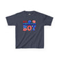 All American Boy Kids Tee, Patriotic T-Shirt, 4th of July Outfit, Independence Day Gift, Summer Kids Clothing