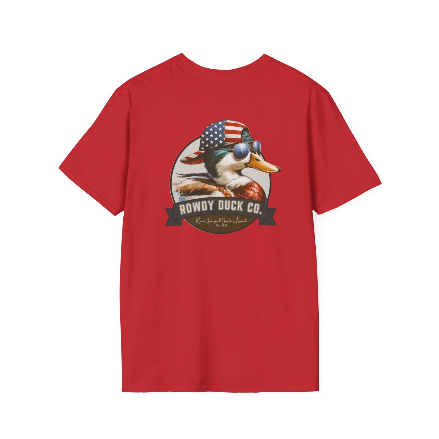 Rowdy Duck Co. Patriotic Duck Graphic T-Shirt