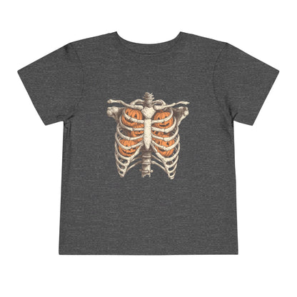 Toddler Pumpkin Skeleton Tee