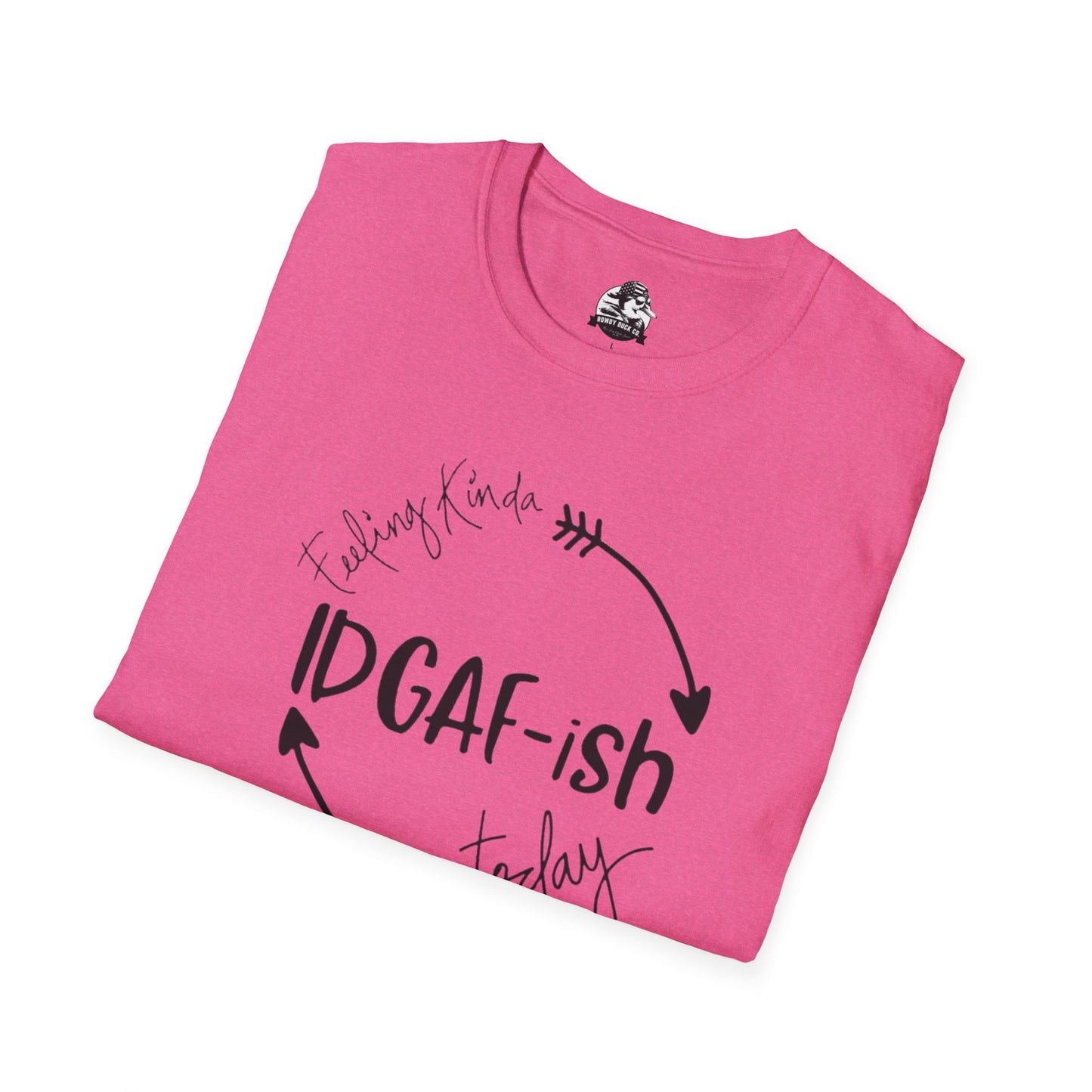 IDGAF-ish Unisex Softstyle T-Shirt, Casual Tee, Gift for Him/Her, Funny Shirt, Everyday Wear, Quirky Apparel