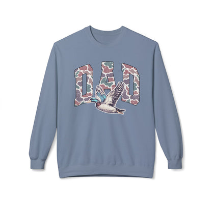 Camouflage Dad Duck Softstyle Sweatshirt
