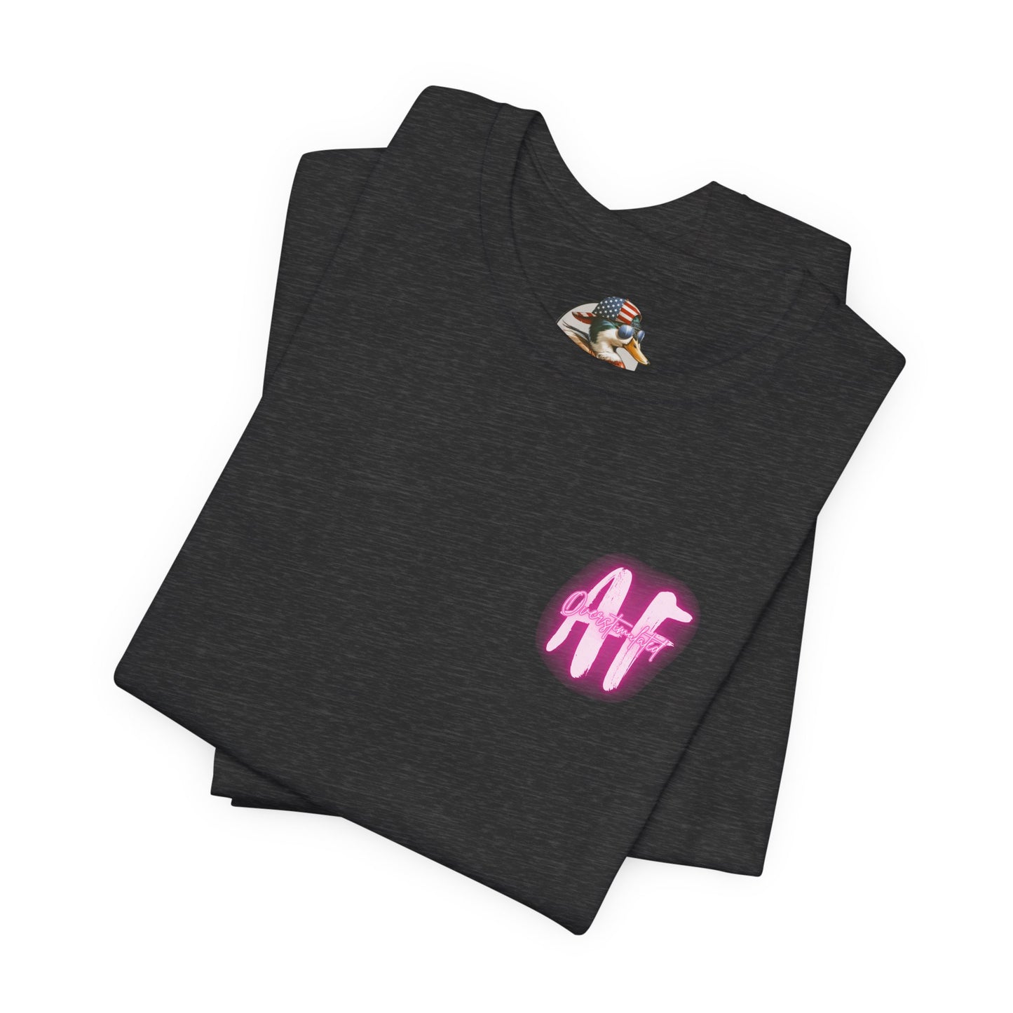 Undercaffeinated Pink Photo Tee BB