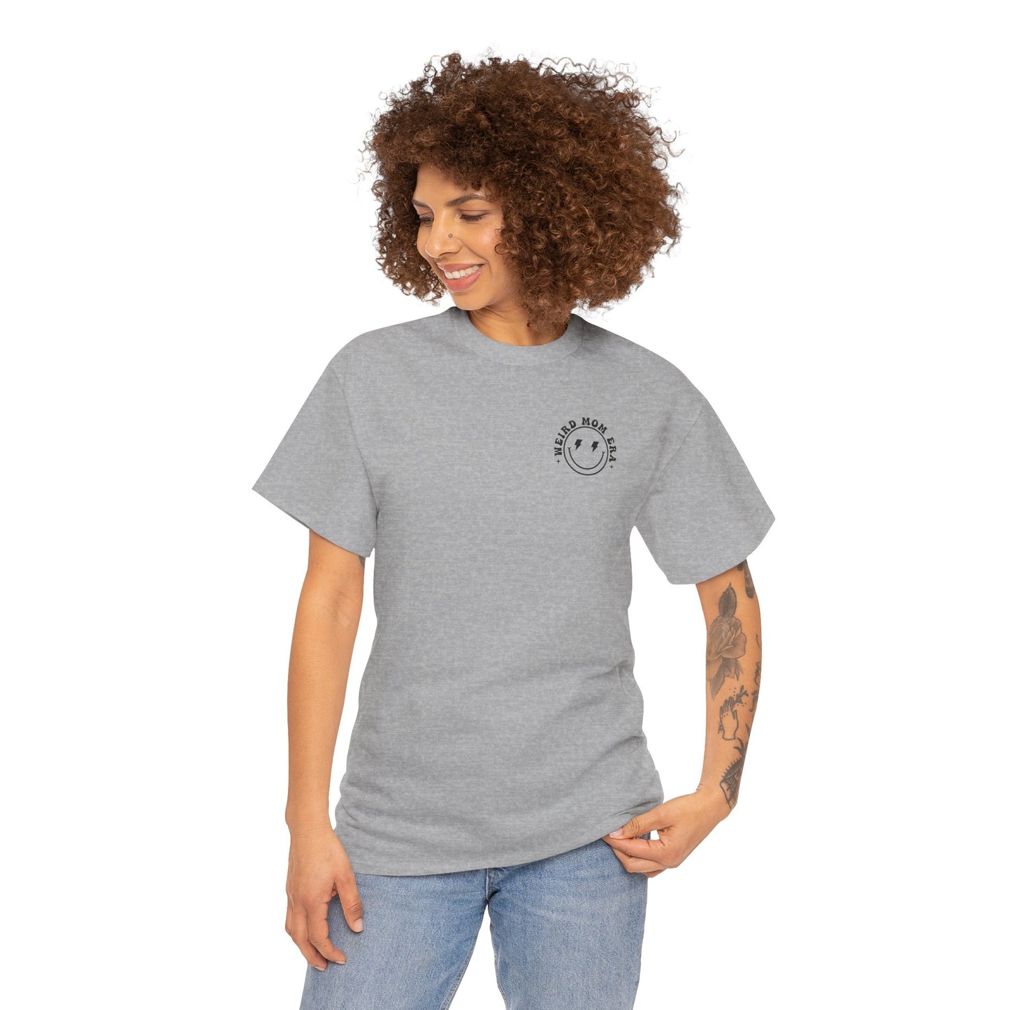 In my weird mom era graphic Tee