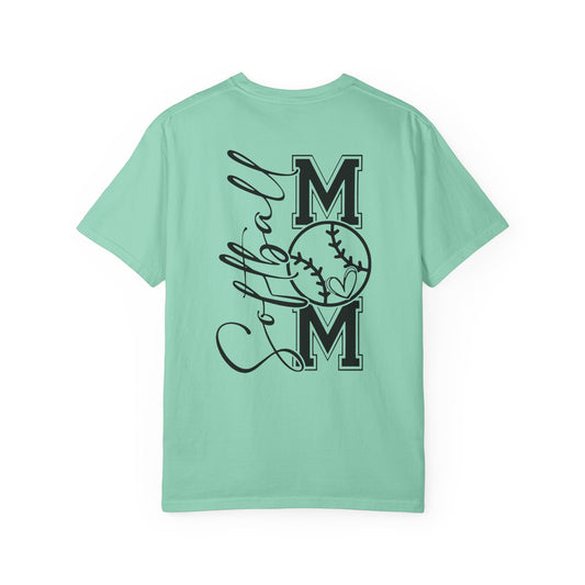 Softball Mom Unisex Garment-Dyed T-Shirt