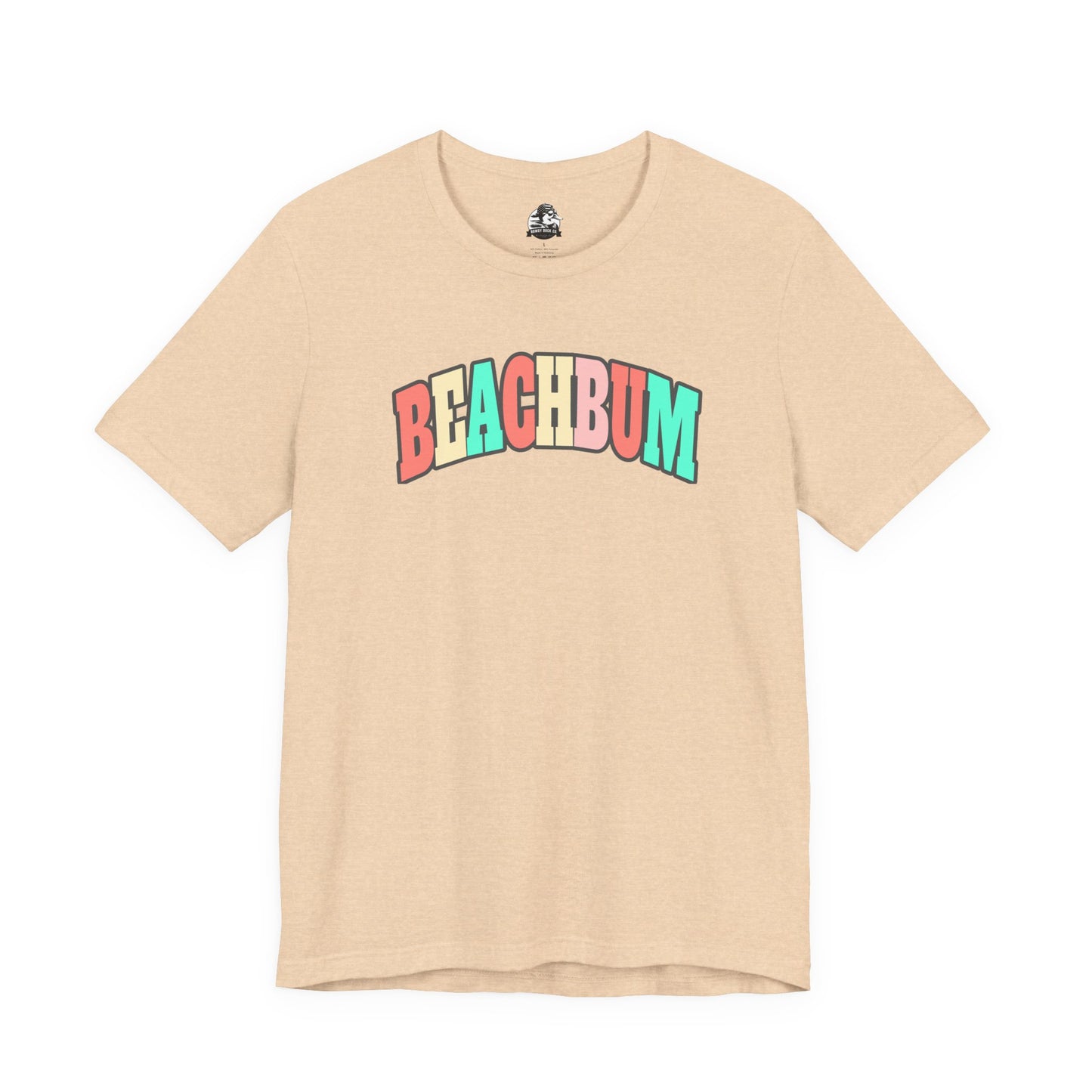 Beach Bum Unisex Tee, Summer Vibes Shirt, Casual Wear, Beach Party Top, Gift for Travel Lovers, Relaxed Summer Attire