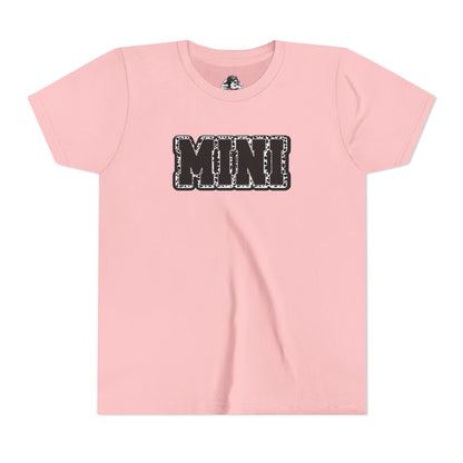 Mini Youth Short Sleeve Tee, Kids Casual Shirt, Birthday Gift, Toddler Fashion, Playful Summer Wear, Mini Graphic Tee