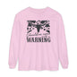 Warning Graphic Unisex Long Sleeve T-Shirt - Casual Cowgirl Vibes