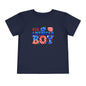 All American Boy Toddler Tee, Kids Patriotic Shirt, July 4th Outfit, Toddler Summer T-Shirt, USA Pride Apparel