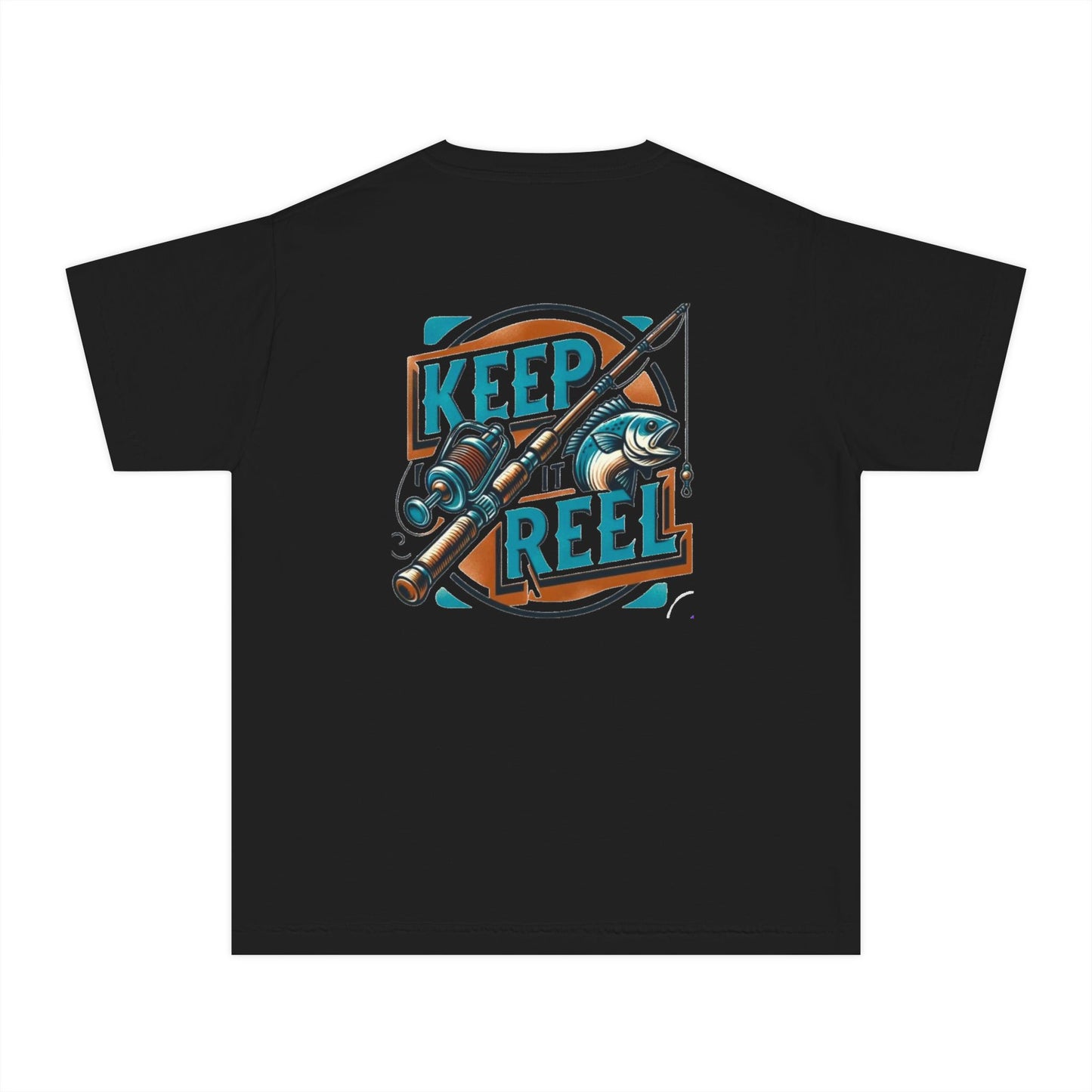 Comfort Color Youth Fishing Tee - Keep It Reel!
