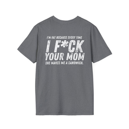 Funny Graphic Tees, Unisex Softstyle T-Shirt, Humorous Gift, Casual Wear, Party Shirt, Quirky Fashion