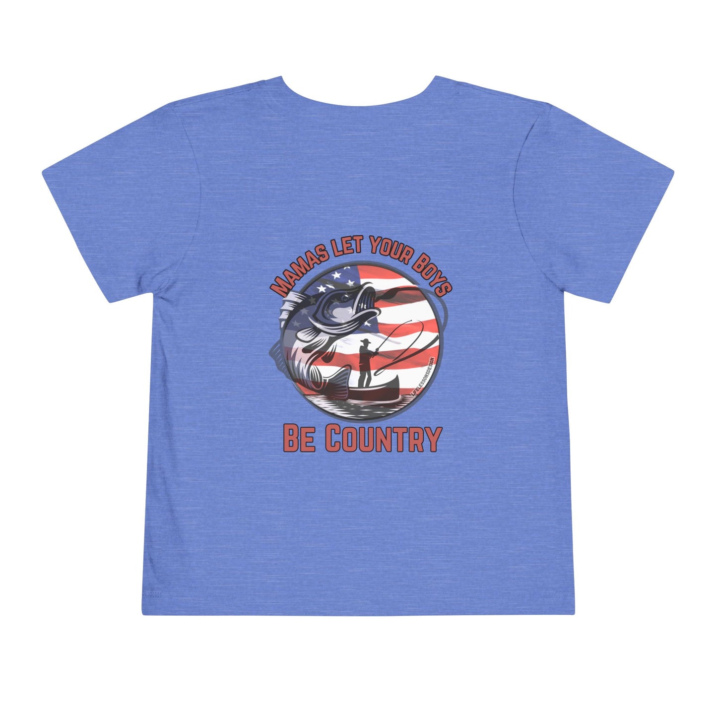 Toddler Short Sleeve Tee - Country Boy Nation Fishing Logo