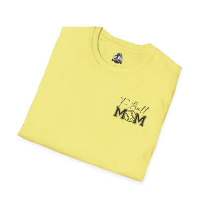 T-ball Mom Unisex Softstyle T-Shirt - Perfect for Game Days!