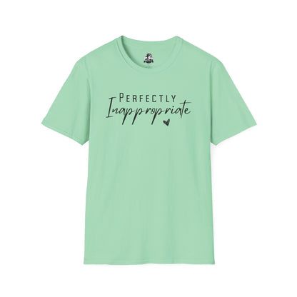 Perfectly Inappropriate Unisex Softstyle T-Shirt - Casual Humor Tee for Everyday Wear