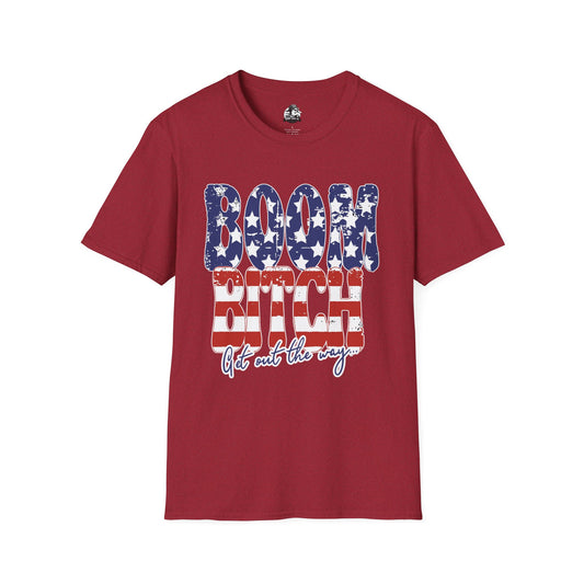 Patriotic Graphic Tee for Confident Souls | Boom Bitch T-Shirt, Independence Day, Casual Wear, Fun Gift, Everyday Comfort