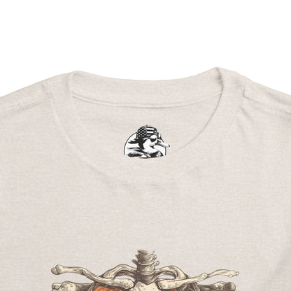 Toddler Pumpkin Skeleton Tee