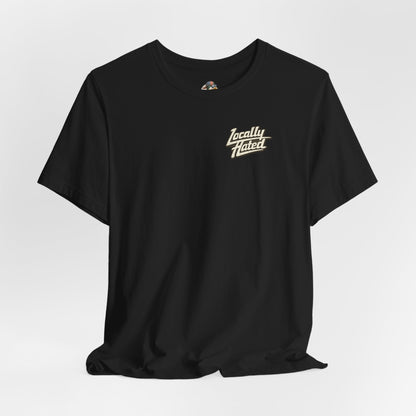 Locally Hated Skull Tee — Raised Rowdy Small Town Graphic T-Shirt