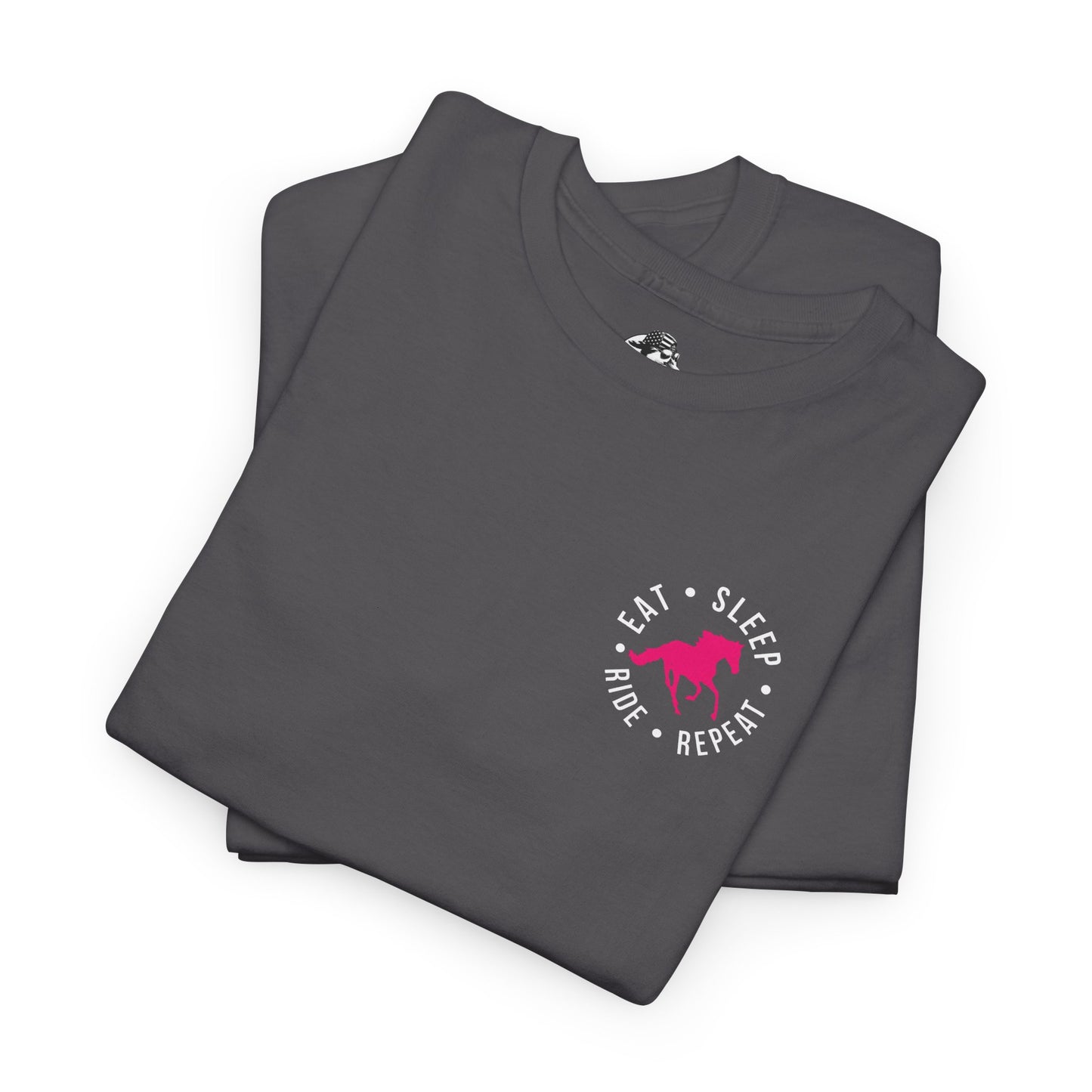 'Eat Sleep Ride Horses Repeat' Adult Graphic Tee