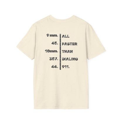 Patriotic Graphic Tee for Gun Enthusiasts, Cool T-Shirt for Military Families, Unique Gift for Father's Day, Casual Everyday Wear, [...]