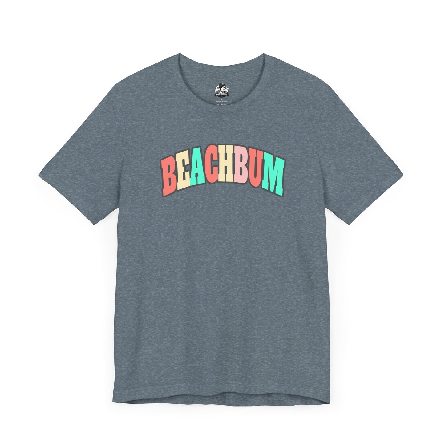 Beach Bum Unisex Tee, Summer Vibes Shirt, Casual Wear, Beach Party Top, Gift for Travel Lovers, Relaxed Summer Attire